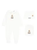 Moschino Kids teddy bear-print babygrow set - White