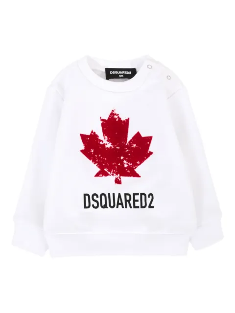 DSQUARED2 KIDS maple-leaf sweatshirt