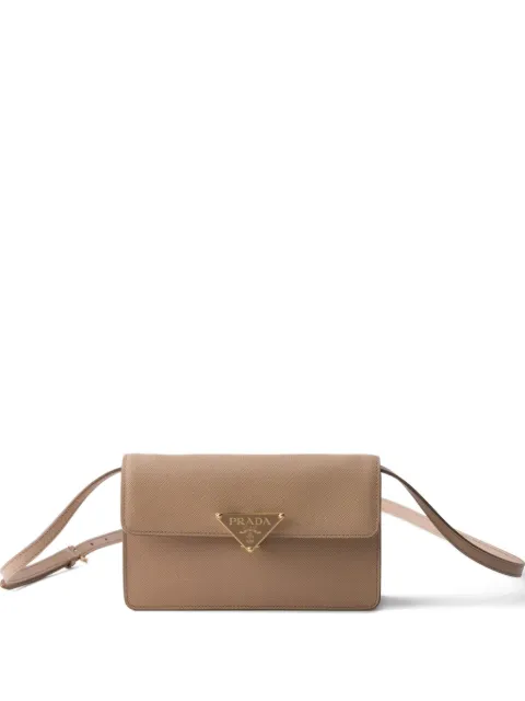 Prada Push-Lock-Mini-Tasche aus Saffiano-Leder