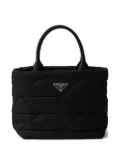 Prada small Re-Nylon padded tote bag - Black