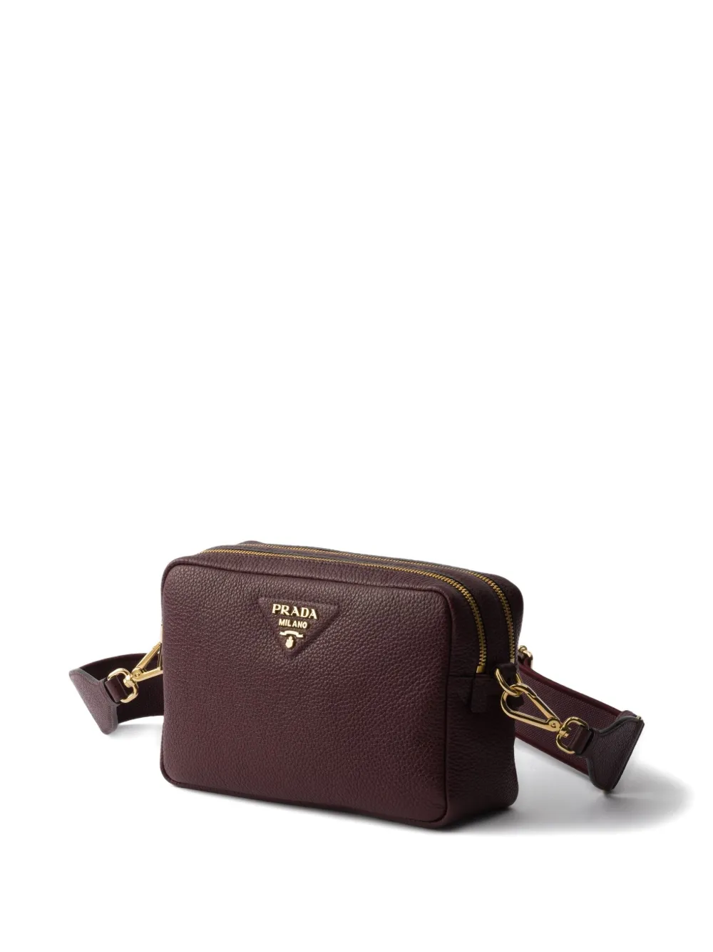 Prada small leather shoulder bag Bruin