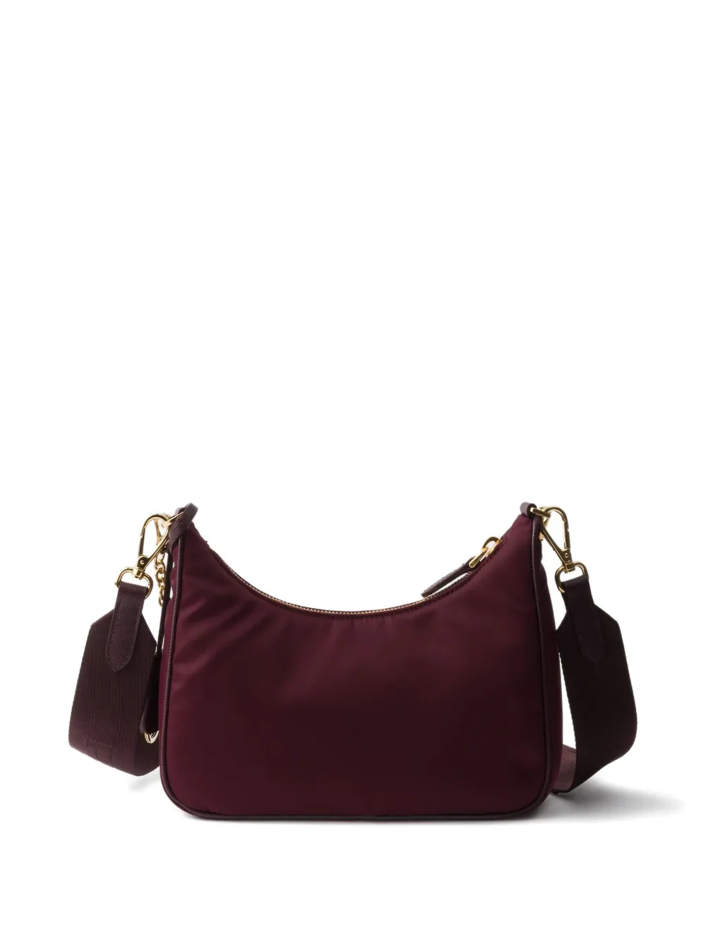 Prada Re-Edition 2005 chain-strap logo-plaque shoulder bag Rood