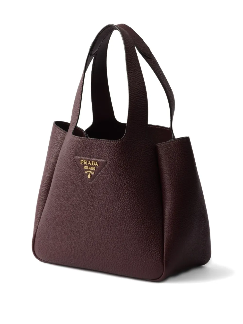Prada Leren shopper Rood