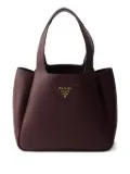 Prada small leather tote bag - Red