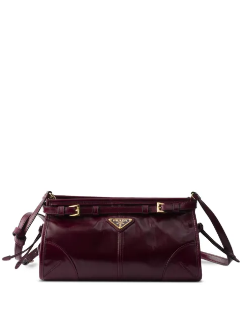 Prada Bonnie buckle-fastening leather shoulder bag