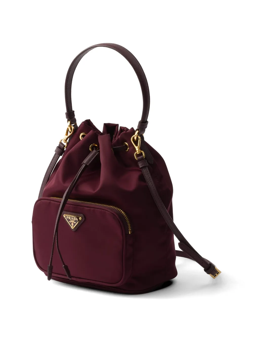 Prada Duet bucket-tas Rood