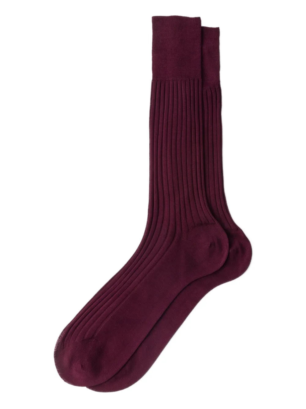 Prada ribbed socks Rood