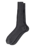 Prada ribbed-knit socks - Grey