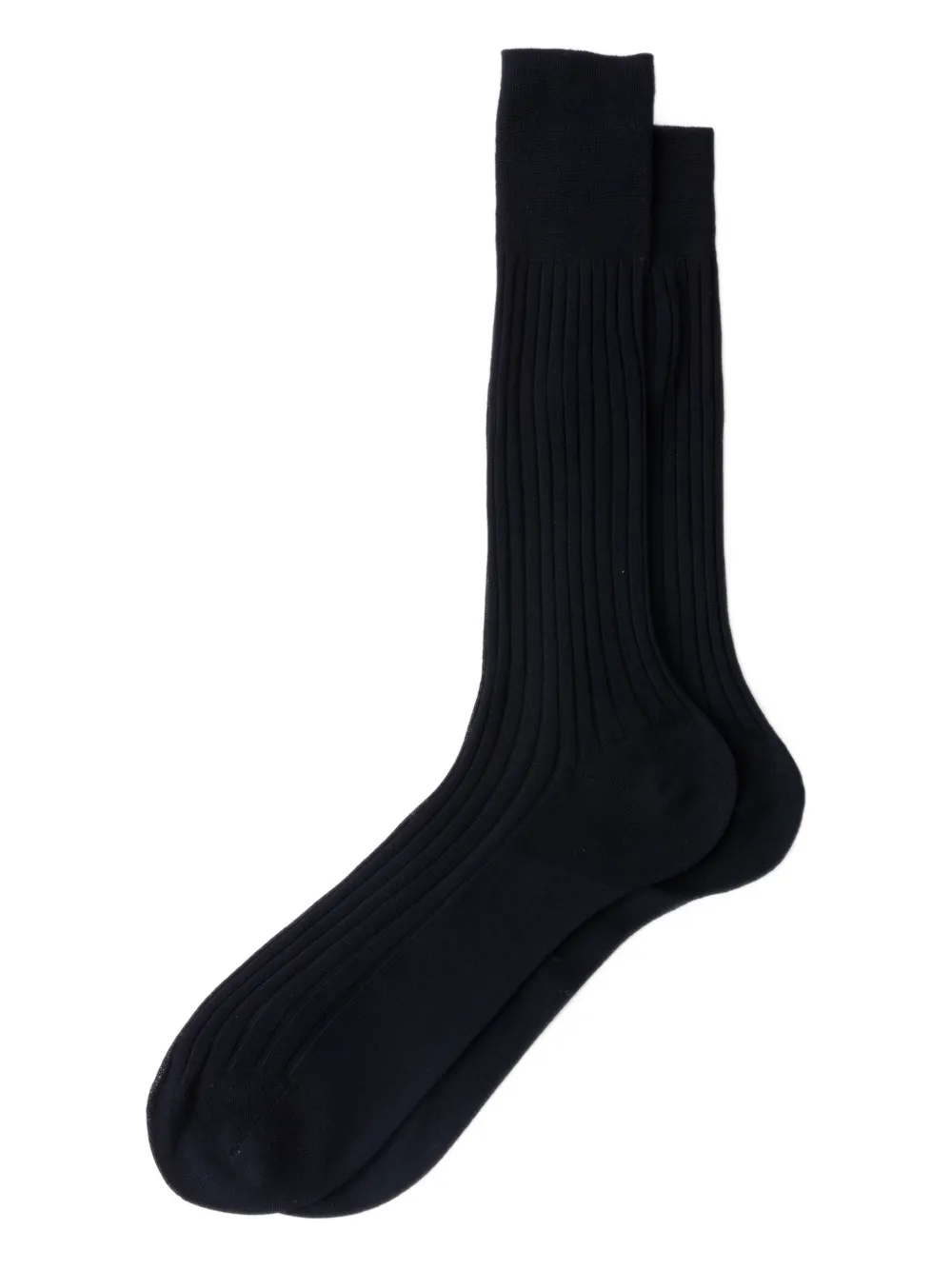 ribbed cotton socks