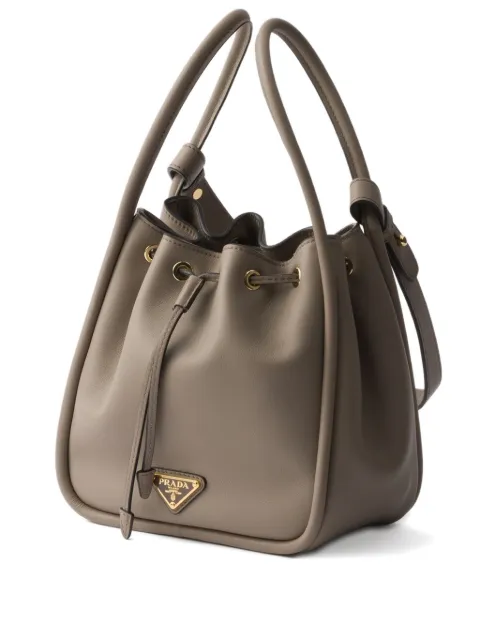 Prada Darling leather drawstring bucket bag