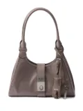 Prada small push-lock leather tote bag - Grey