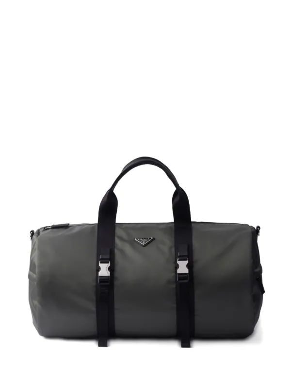 Duffle Bag Prada Trolley Luggage Prada Black Saffiano Leather