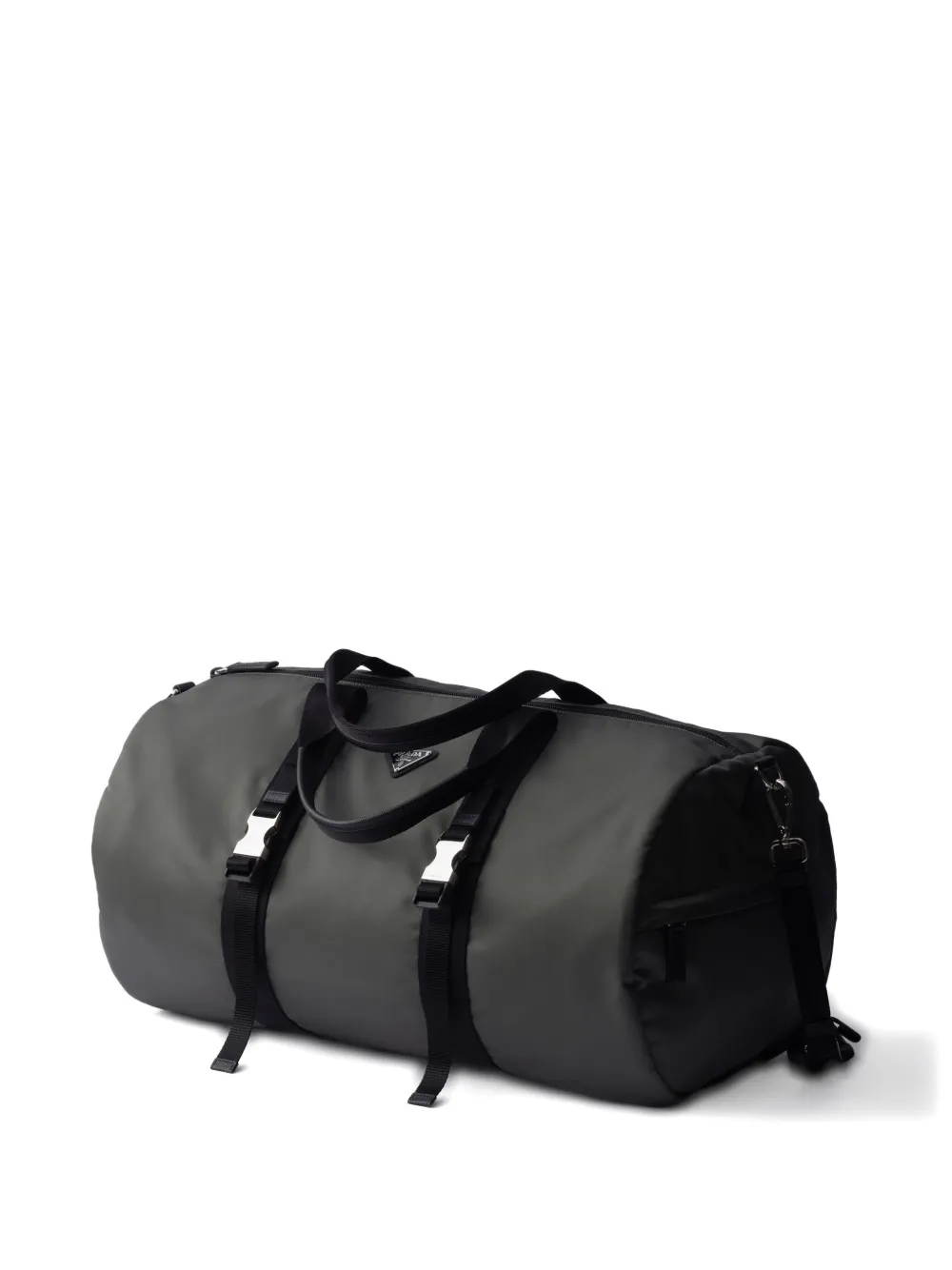 Prada Re-Nylon duffeltas met logo Blauw
