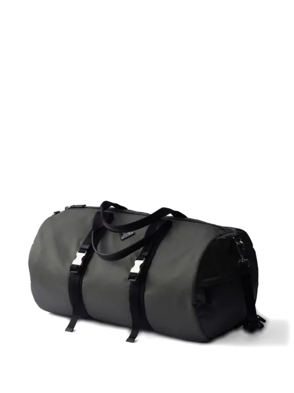 Prada Re-Nylon triangle-logo Duffle Bag Blue FARFETCH ID