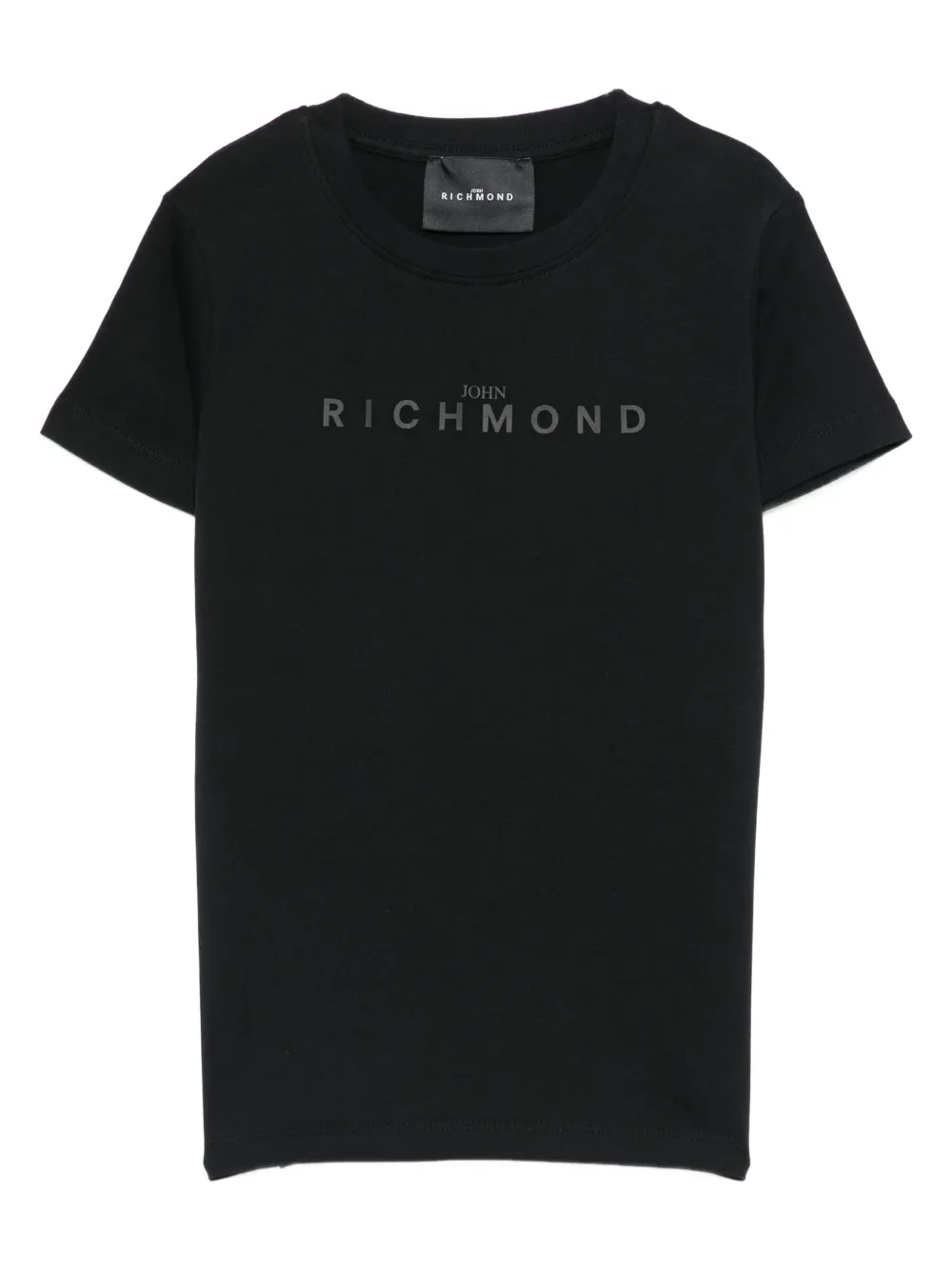 John Richmond Junior logo-print cotton T-shirt Zwart