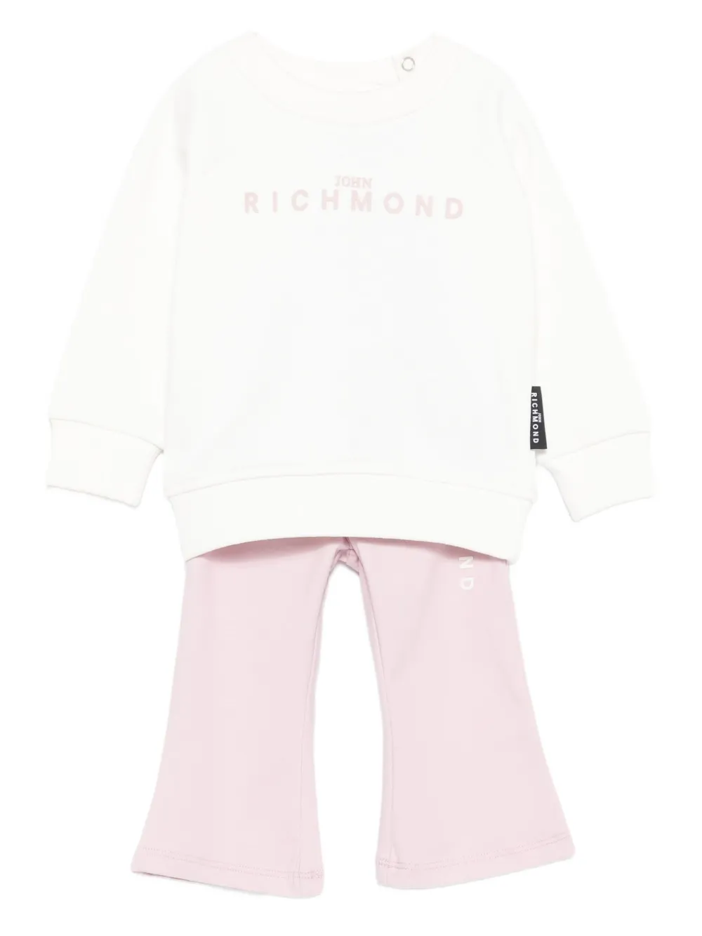 John Richmond Junior logo-embroidered tracksuit Wit