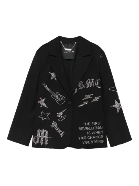 John Richmond Junior rhinestone-embellished blazer