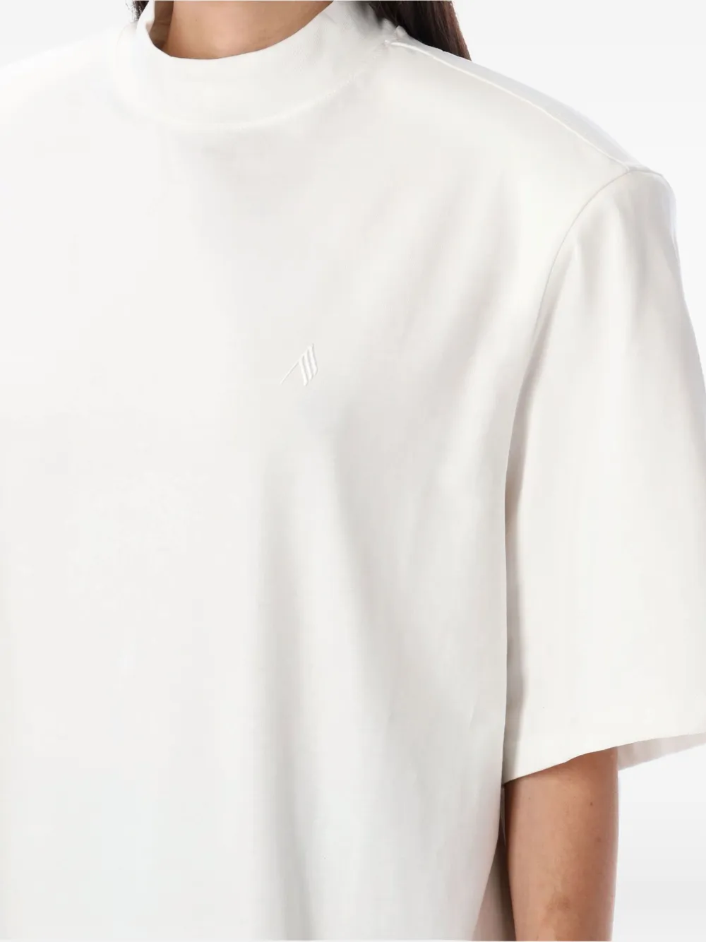 The Attico Classic T-shirt Wit
