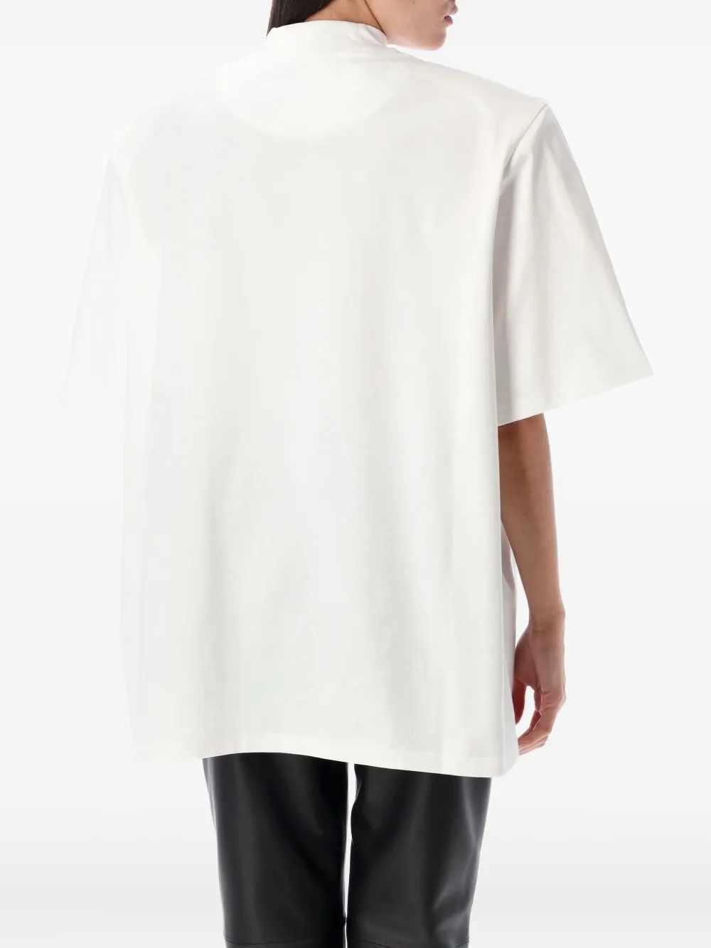 The Attico Classic T-shirt Wit