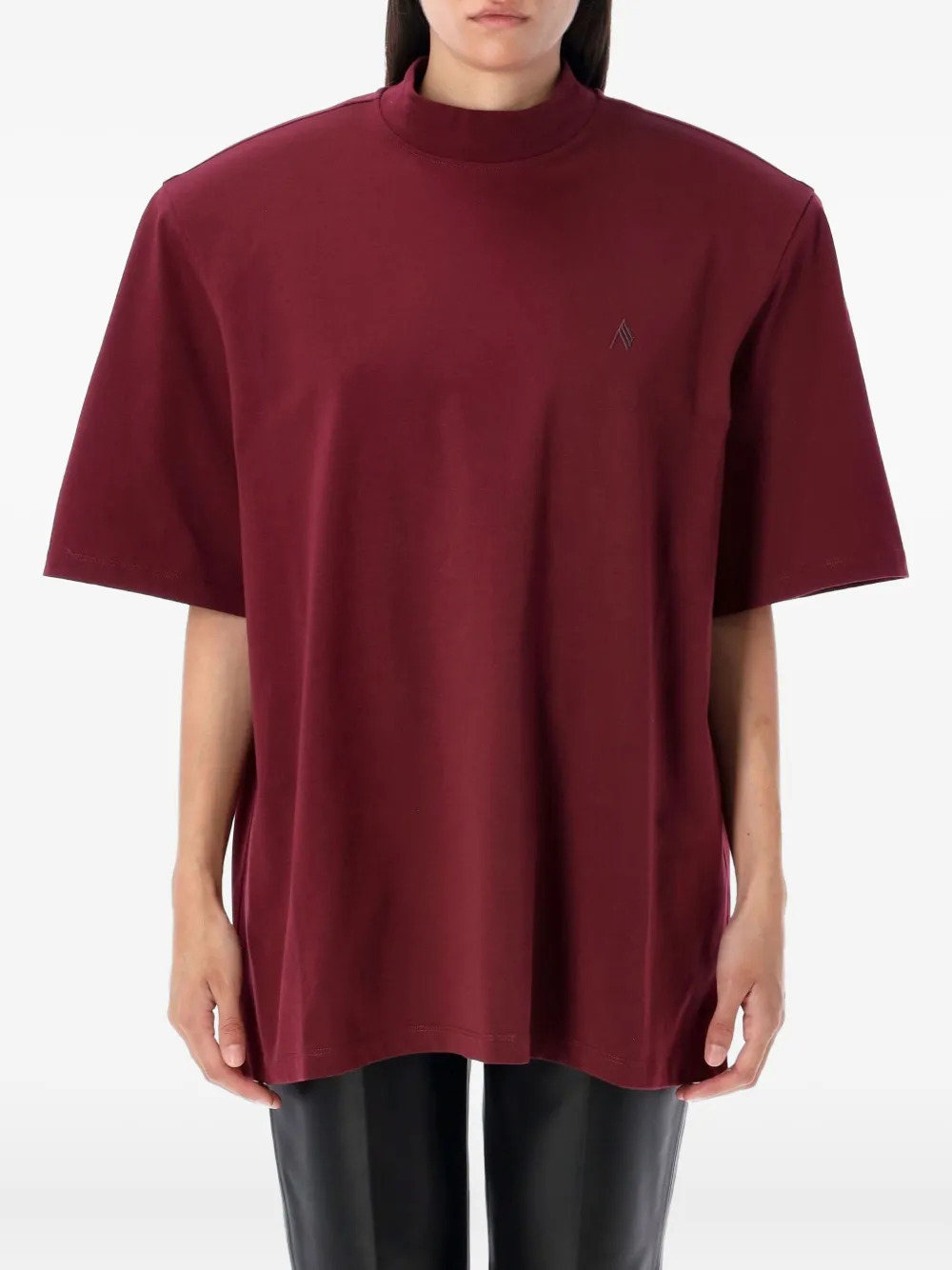 The Attico Classic T-shirt Rood