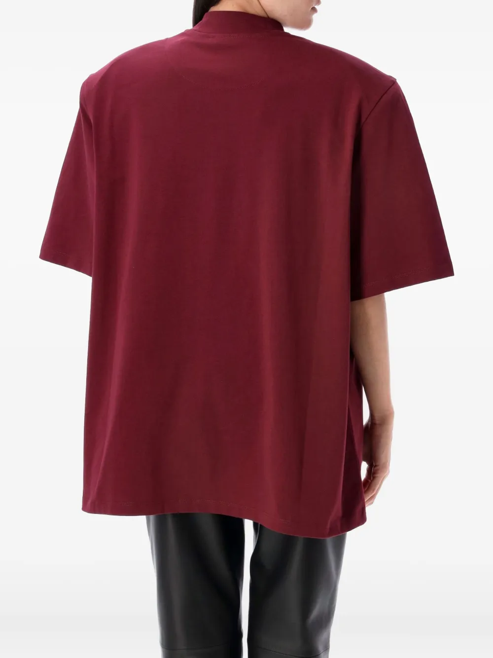 The Attico Classic T-shirt Rood
