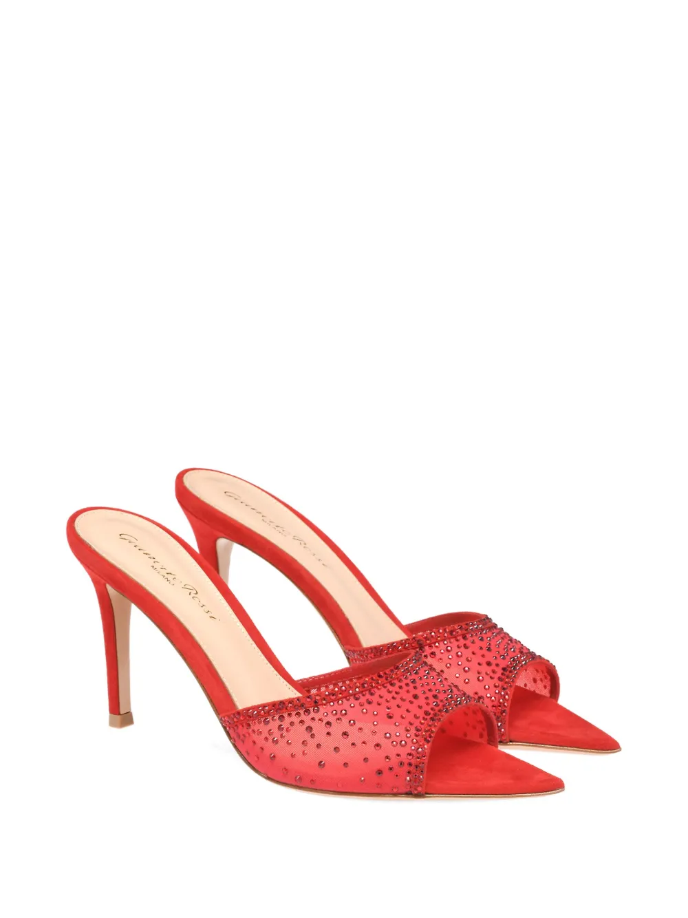 Gianvito Rossi 85mm Rania crystal-embellished sandals | Heeled Sandals | Image 2