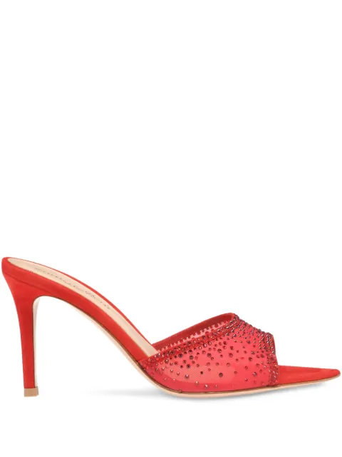 Gianvito Rossi 85mm Rania crystal-embellished sandals