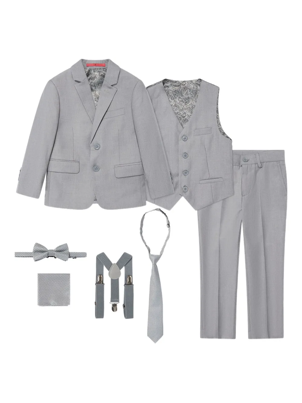 SUITLAB KIDS seven-piece suit set | Grey | Image 1