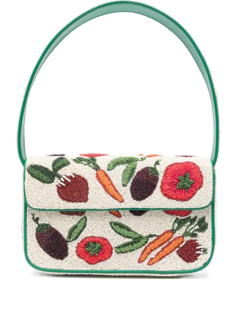 STAUD Tommy beaded-embellishment shoulder bag
