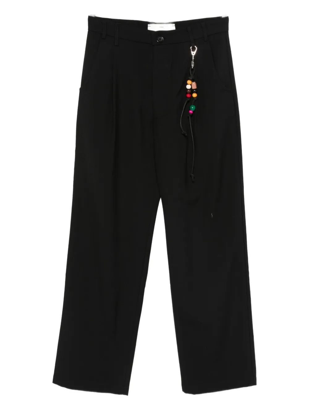 Song For The Mute bead-detailing trousers - Nero