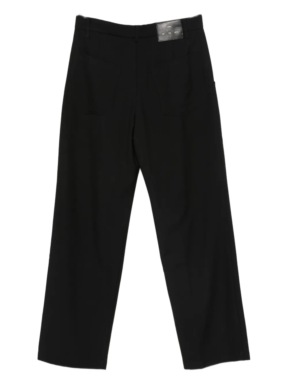 Song For The Mute bead-detailing trousers - Zwart
