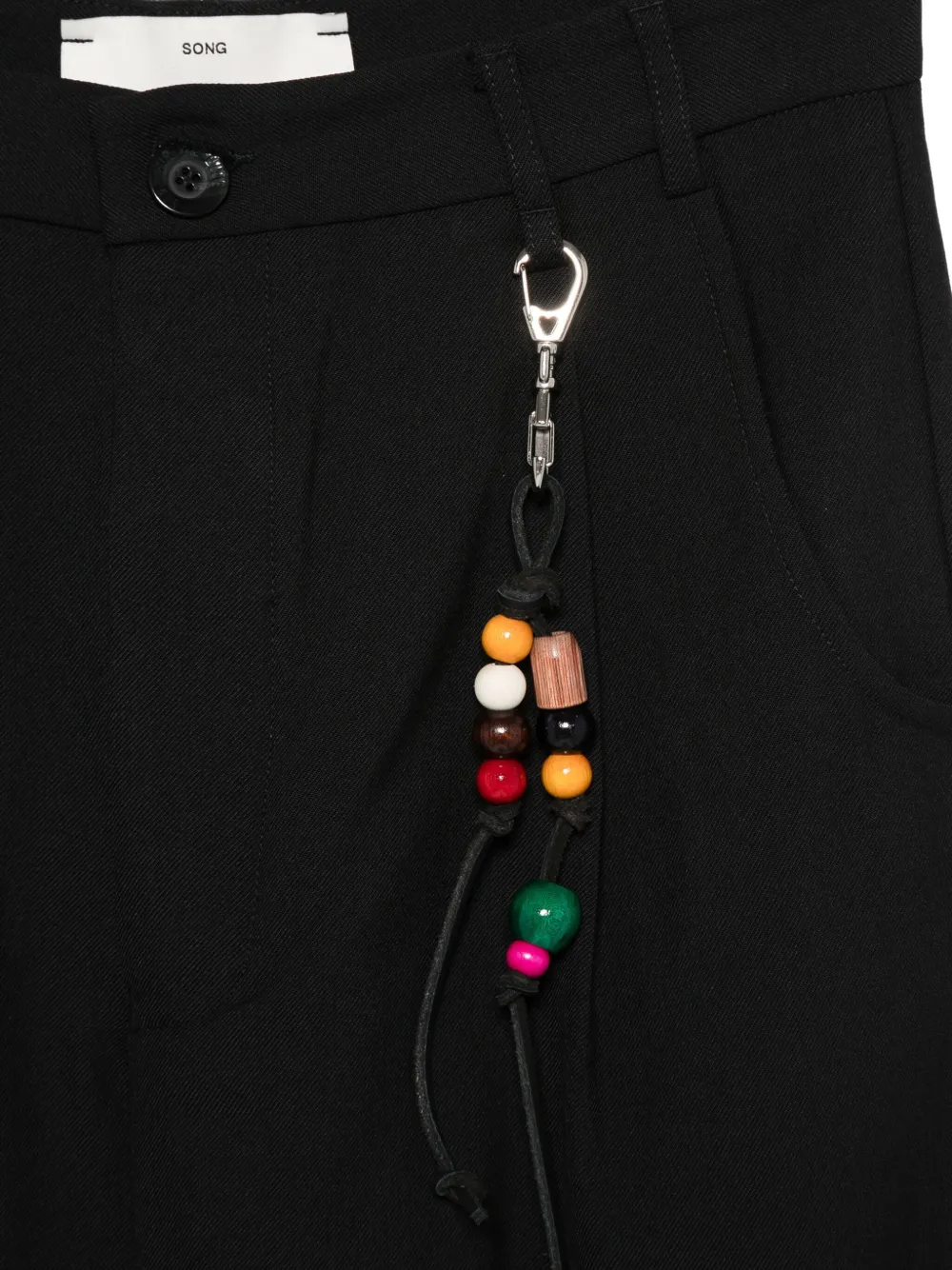 Song For The Mute Broek met kralendetail Zwart