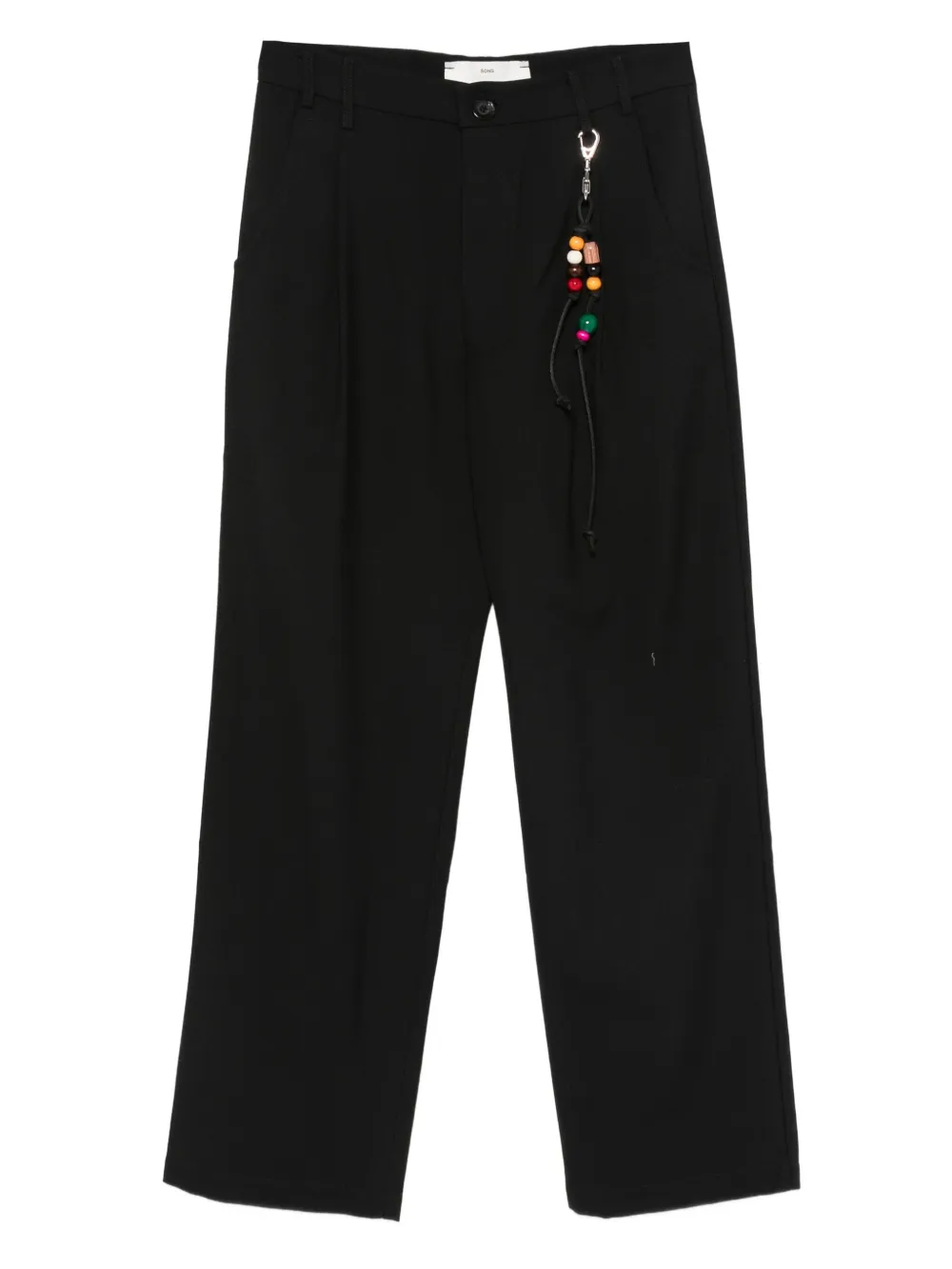 Song For The Mute bead-detailing trousers | Black | Image 1