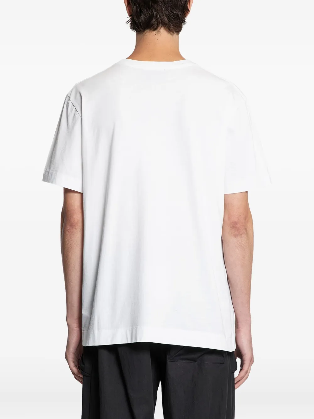 Simone Rocha Poloshirt met lintprint Wit