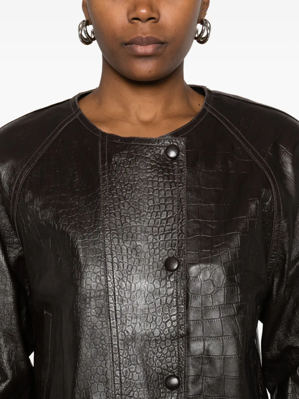 STAND STUDIO Leren jas Bruin