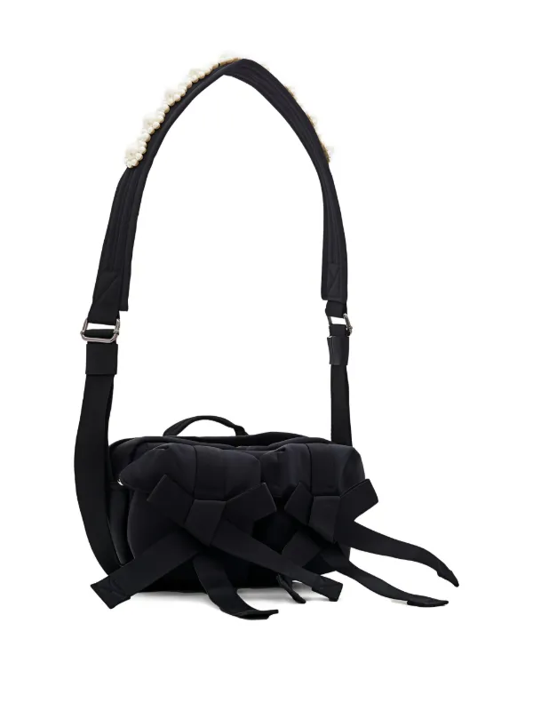 バッグ Simone Rocha Spiked leather shoulder bag Simone Rocha Spiked leather shoulder bag