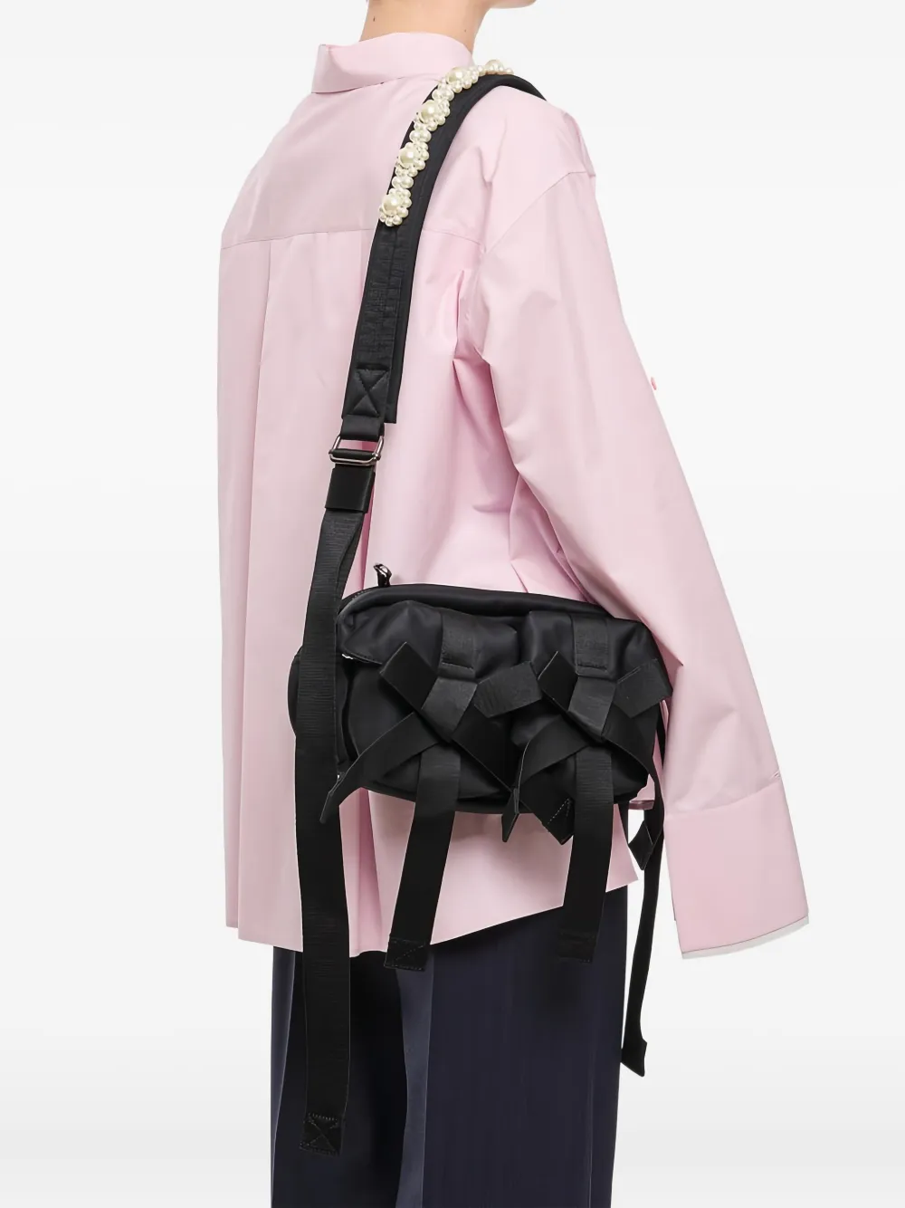 Simone Rocha bow-detailing shoulder bag | Black | Image 1
