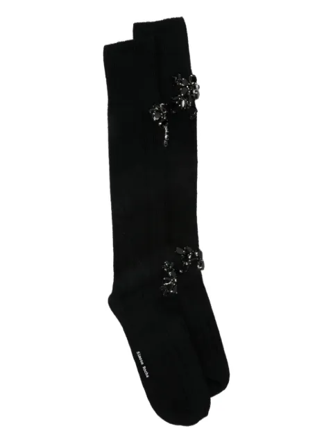 Simone Rocha embellished rose knee socks