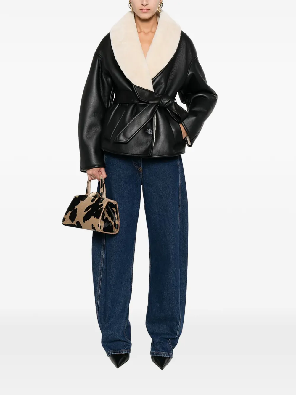 STAND STUDIO abrigo con motivo abstracto | Abrigos de pelo artificial | Image 2