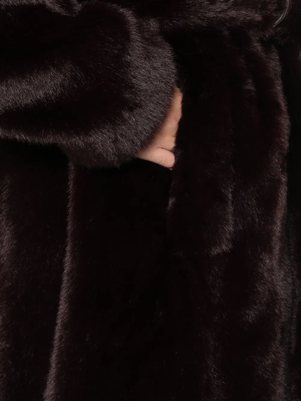 STAND STUDIO Jas met ceintuur en knopen Rood