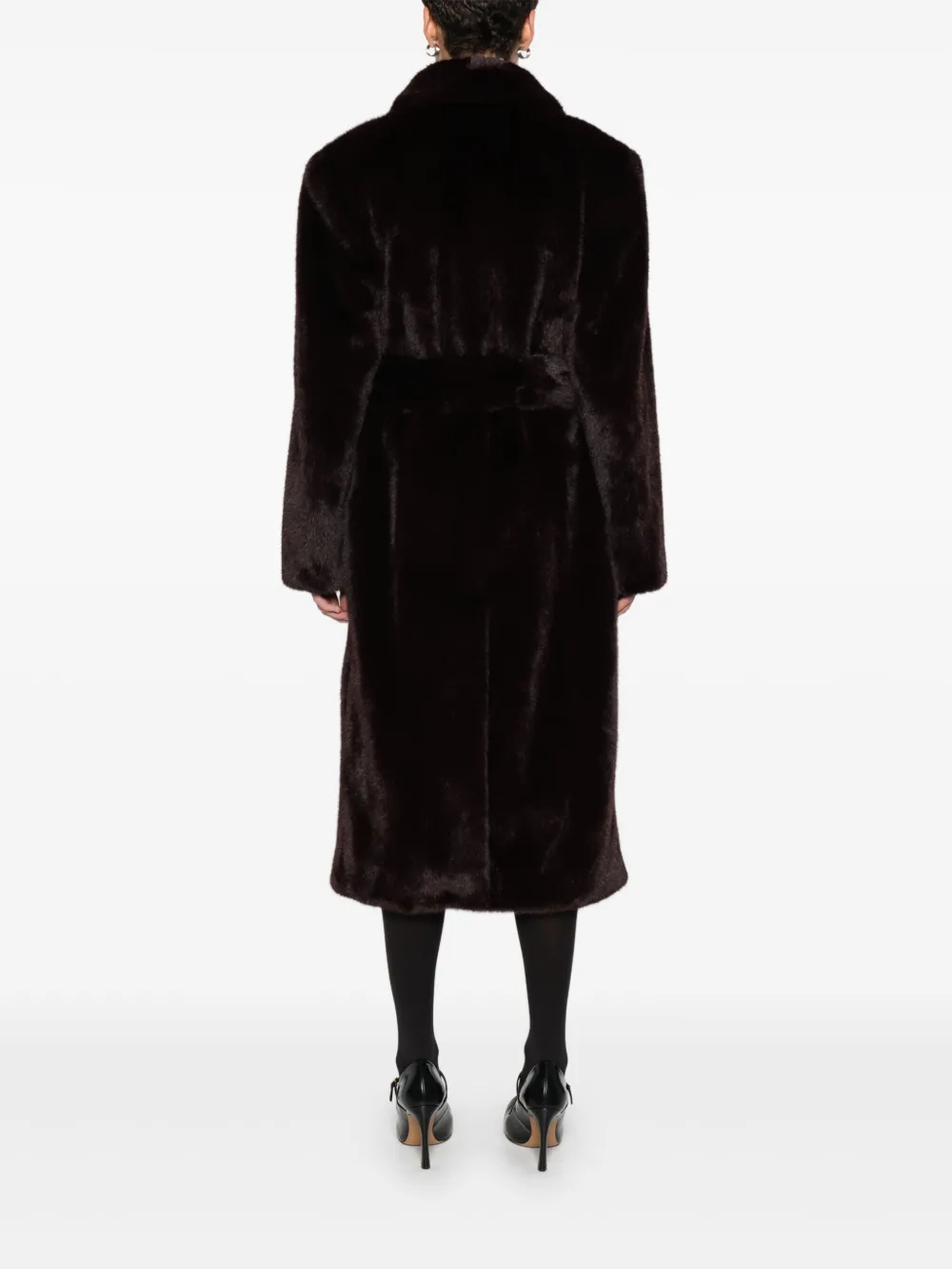 STAND STUDIO Jas met ceintuur en knopen Rood