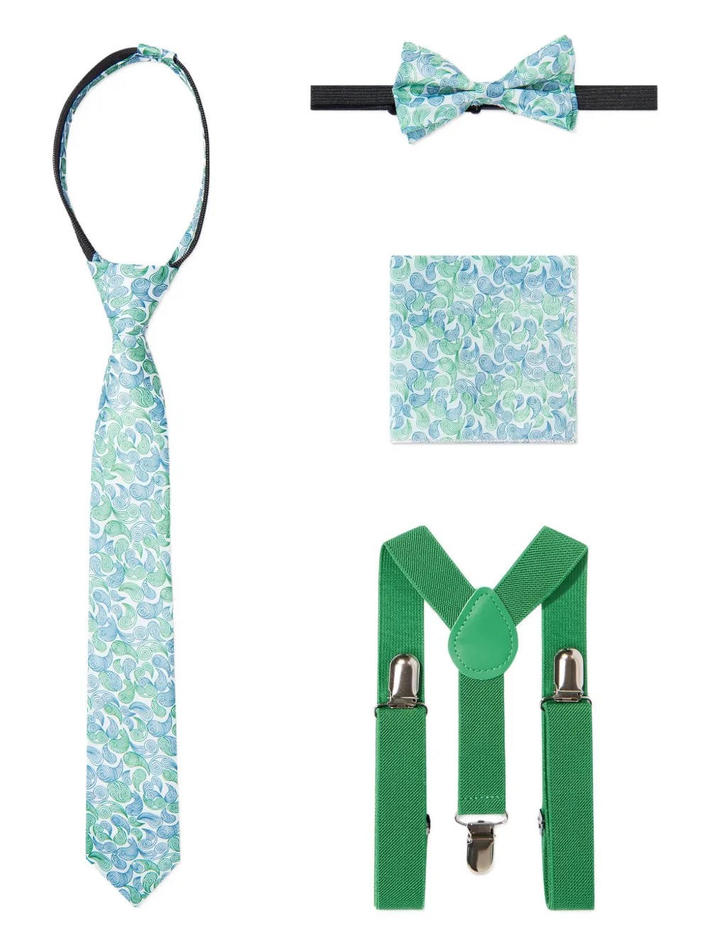 SUITLAB KIDS three-piece suit set - Verde
