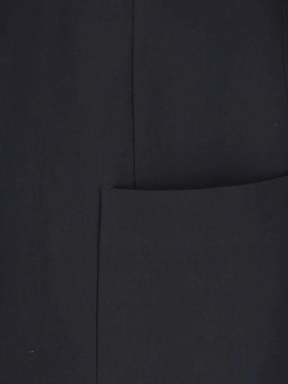 Giorgio Armani mandarin-collar wool jacket Blauw