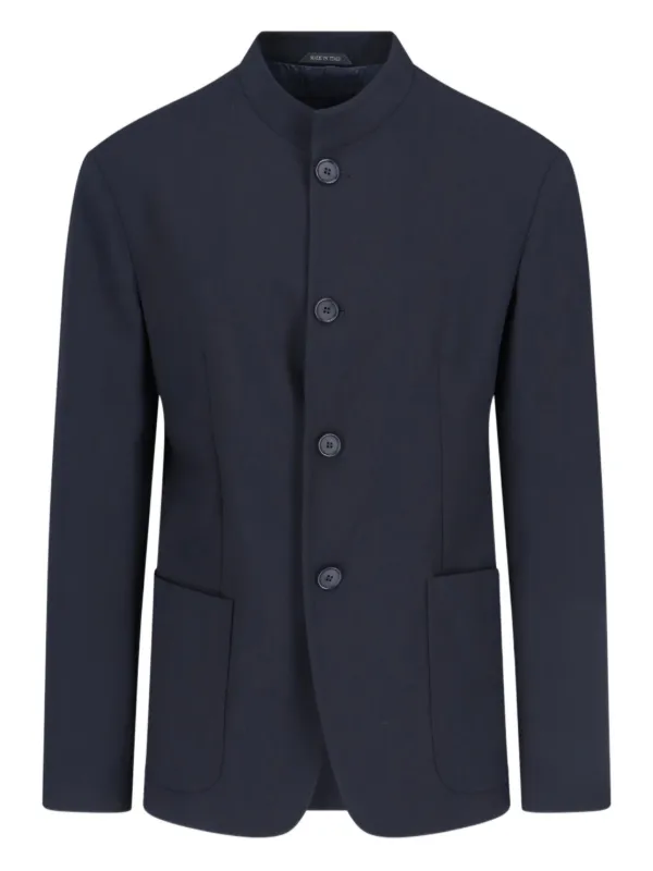 [値下げ交渉可] Giorgio Armani / wool jacket Giorgio Armani Long Wool Zip-Up Jacket | Saks Fifth Avenue