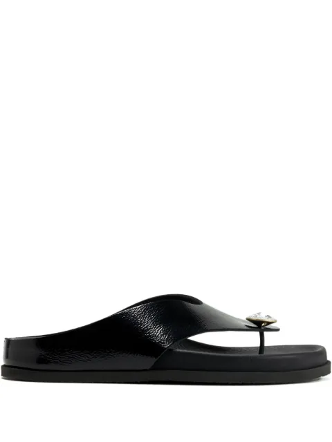 Pedro Garcia Duna crystal-embellished thong sandals