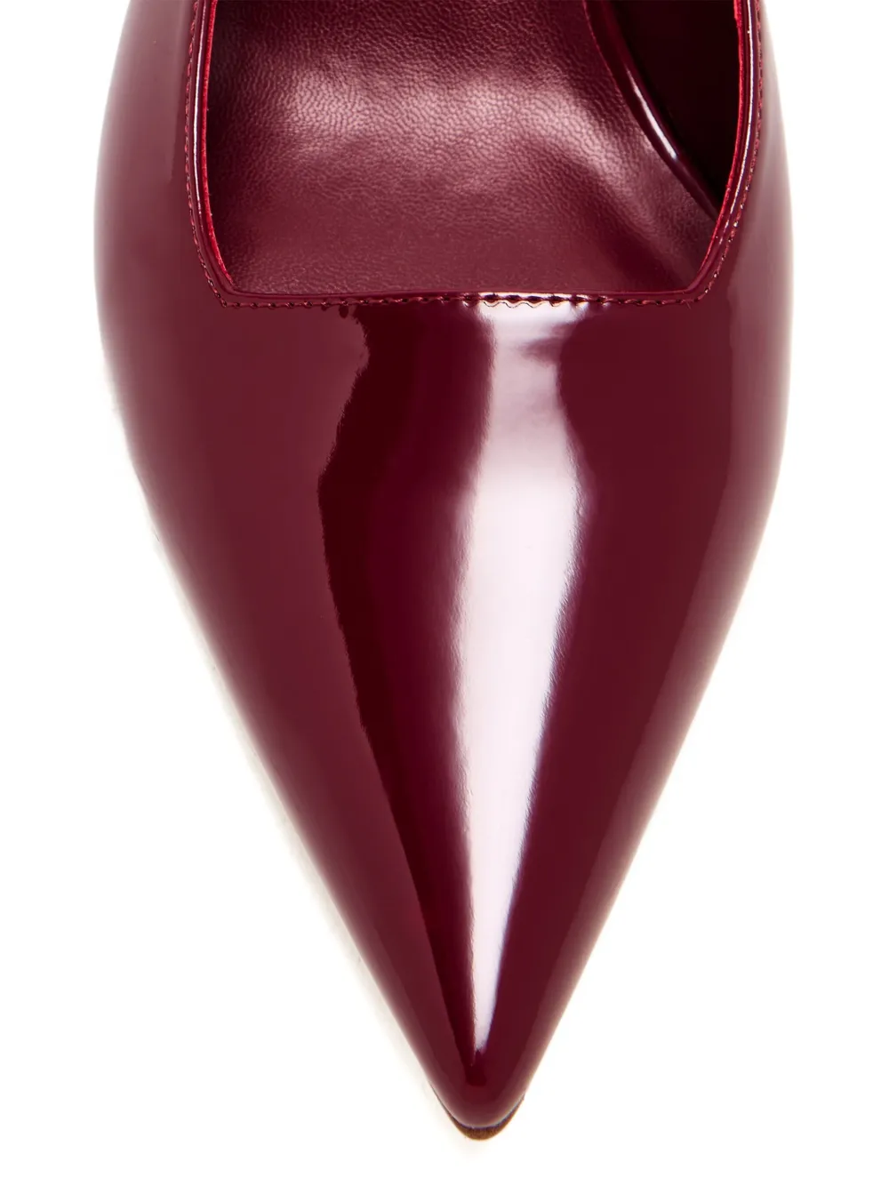 Femme La 55mm G55 Slingback Pointed-toe Pumps In Red