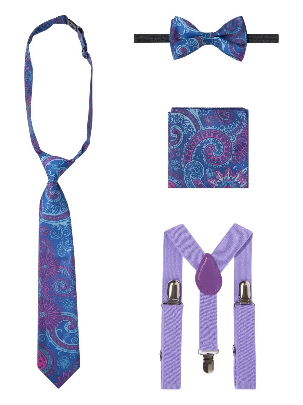 Suitlab Single-breasted Three-piece Suit In Purple