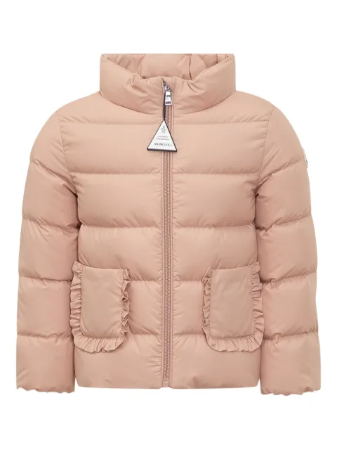 Moncler Enfant ruffled puffer jacket