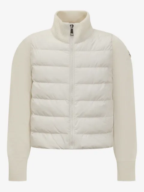Moncler Enfant veste matelassée à logo appliqué