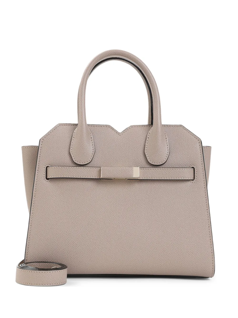 Valextra Sahara bow-detail leather bag - ニュートラル Valextra Sahara bow-detail leather bag - ニュートラル